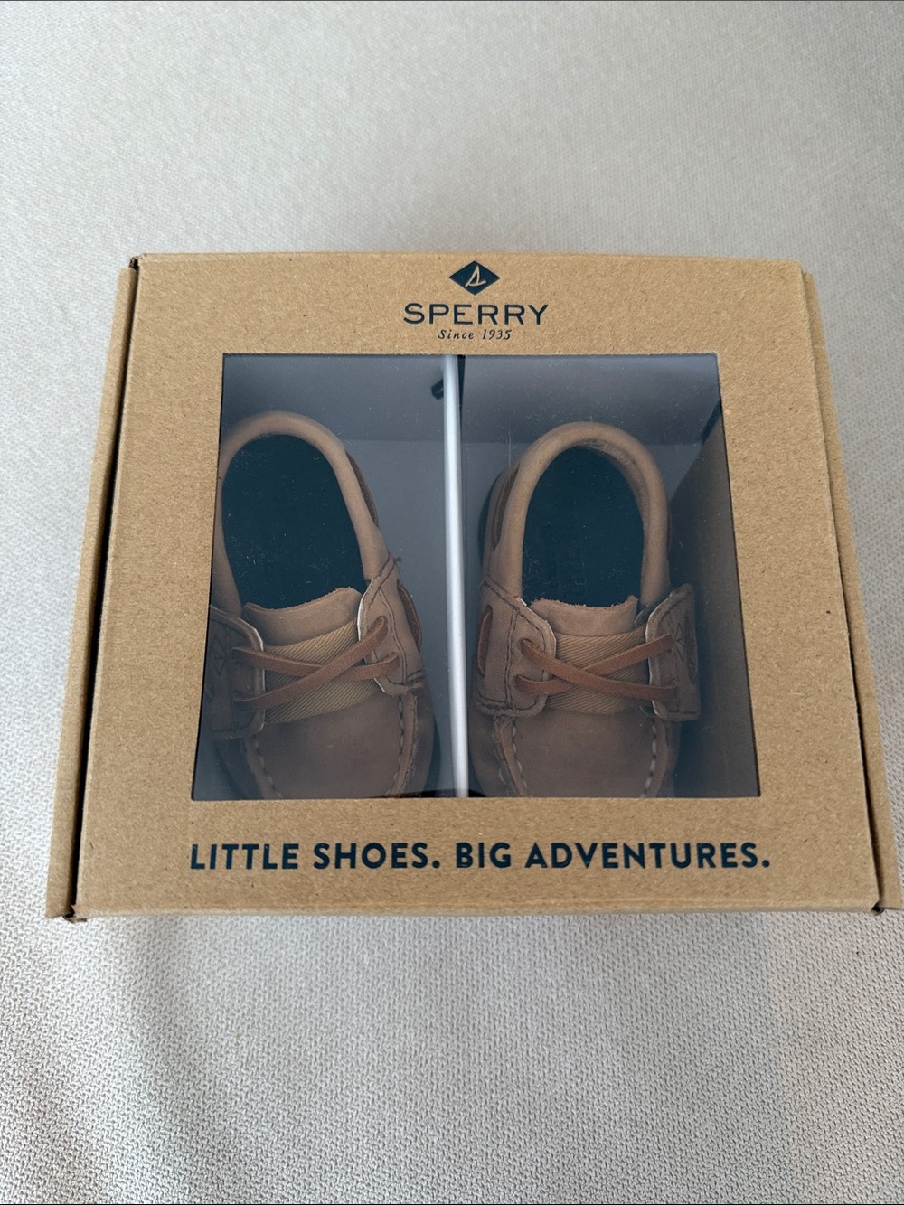 Sperry Brown Boat Crib Shoes - Classic Toddler Moccasins